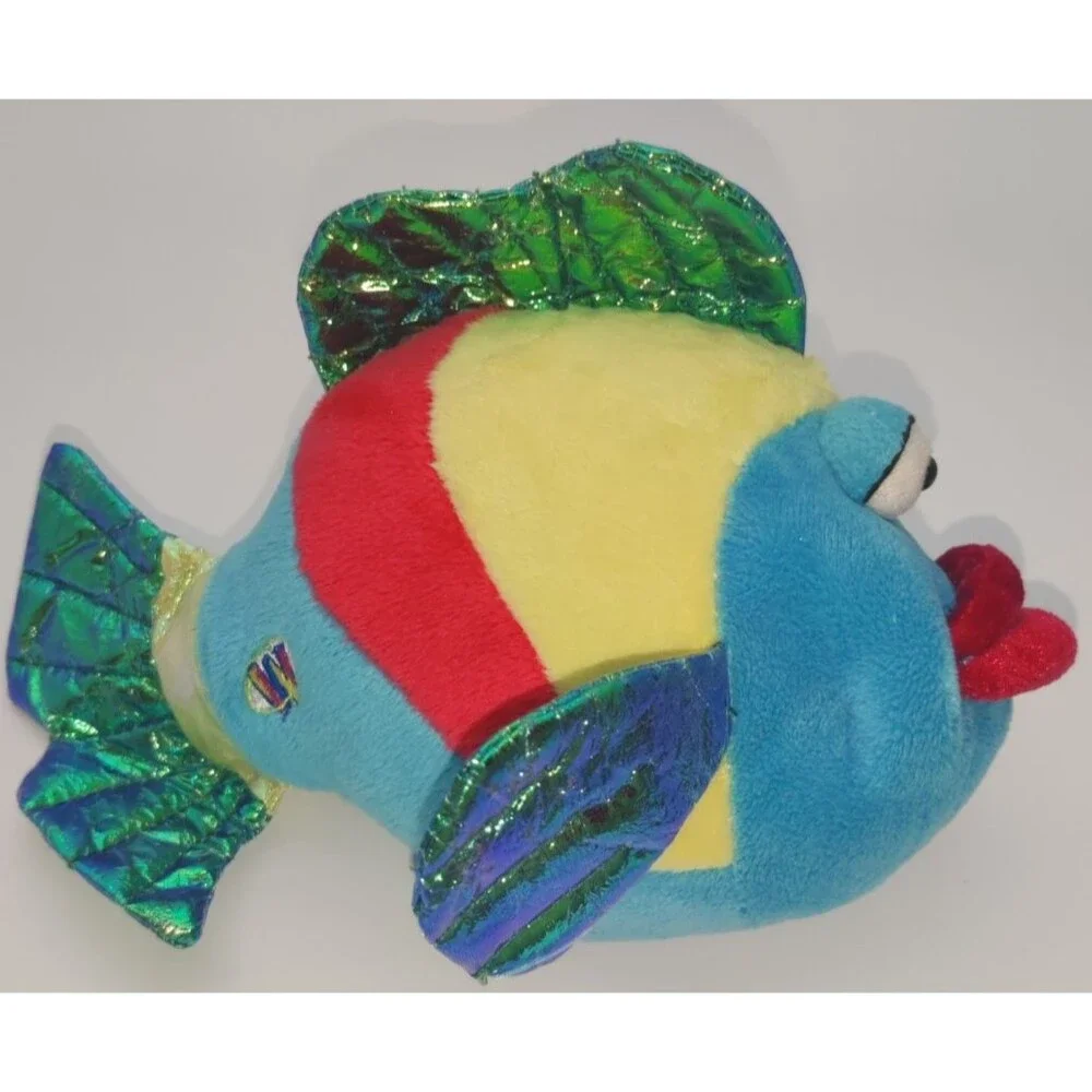 Ganz Webkinz Colorful Pucker Fish Plush 9